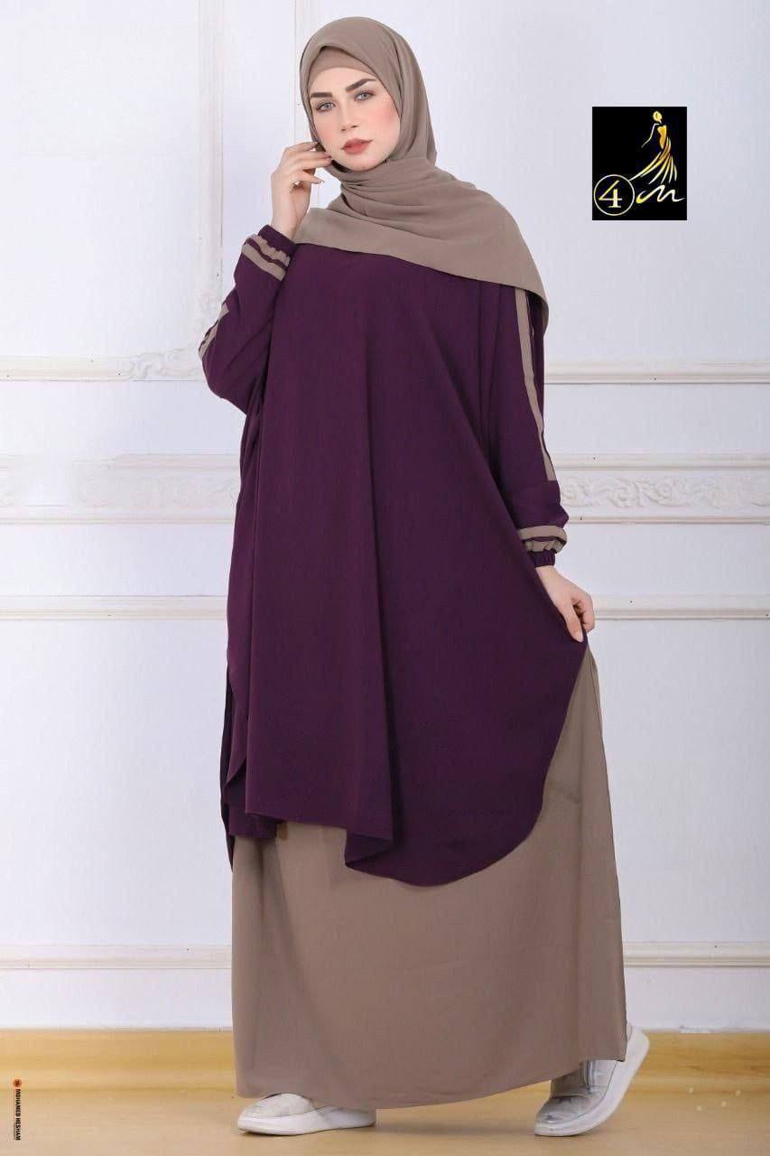 Abaya en 3 pièces